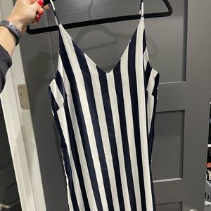 Navy stripe dress!